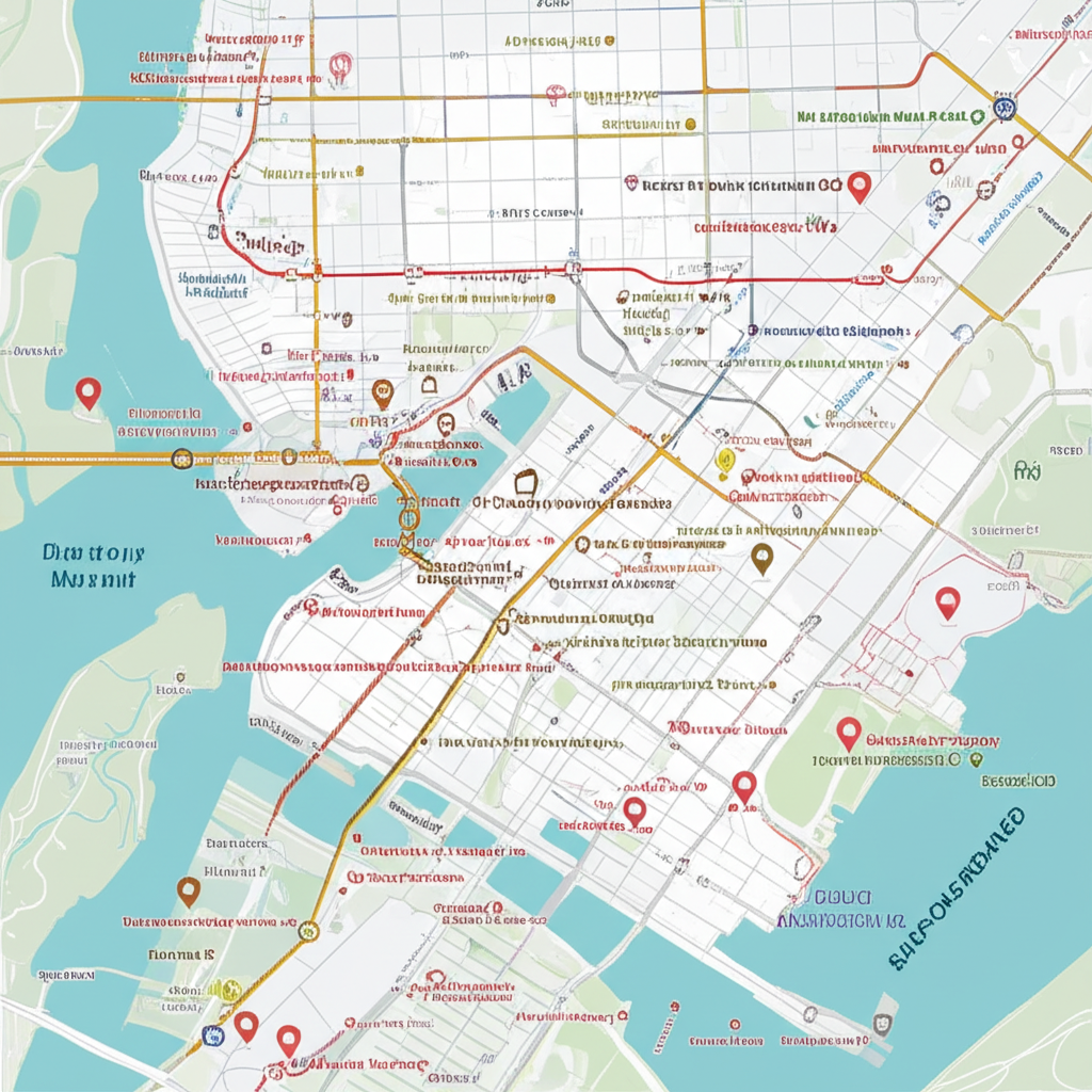 Map of Downtown Toronto