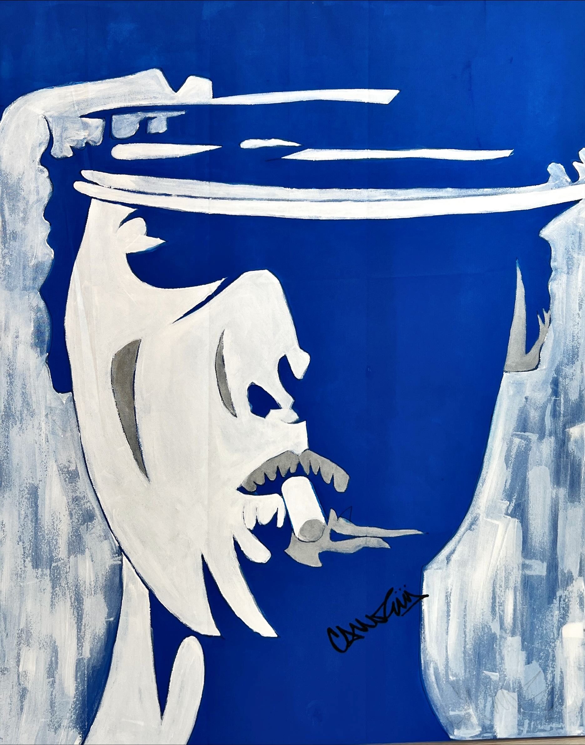 Blue Portrait
